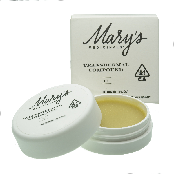 Mary's Medicinals - 1:1 Mini Transdermal Compound 14g