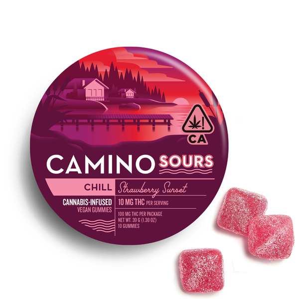Camino - Strawberry Sunset Sours Gummies 100mg