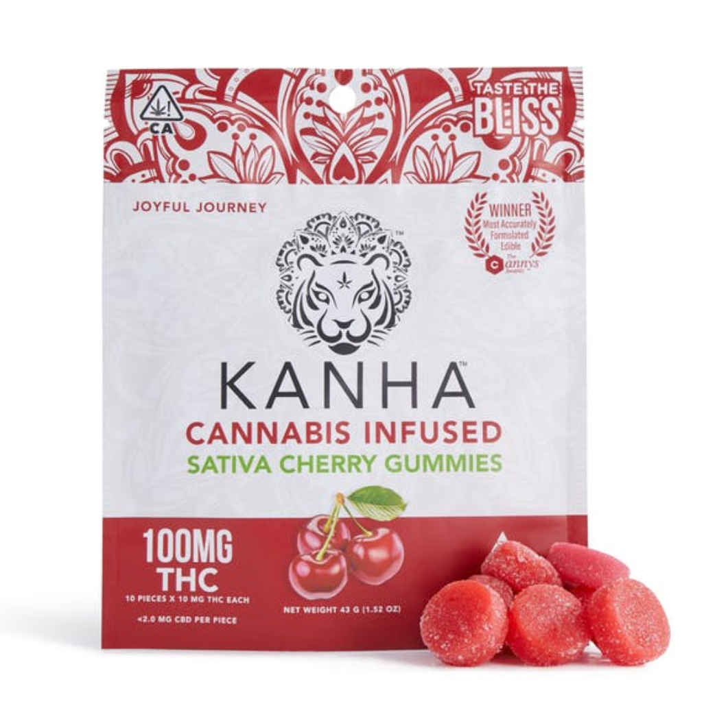 Kanha - Cherry Gummies Sativa 100mg