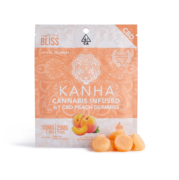 Kanha - 4:1 Peach Gummies