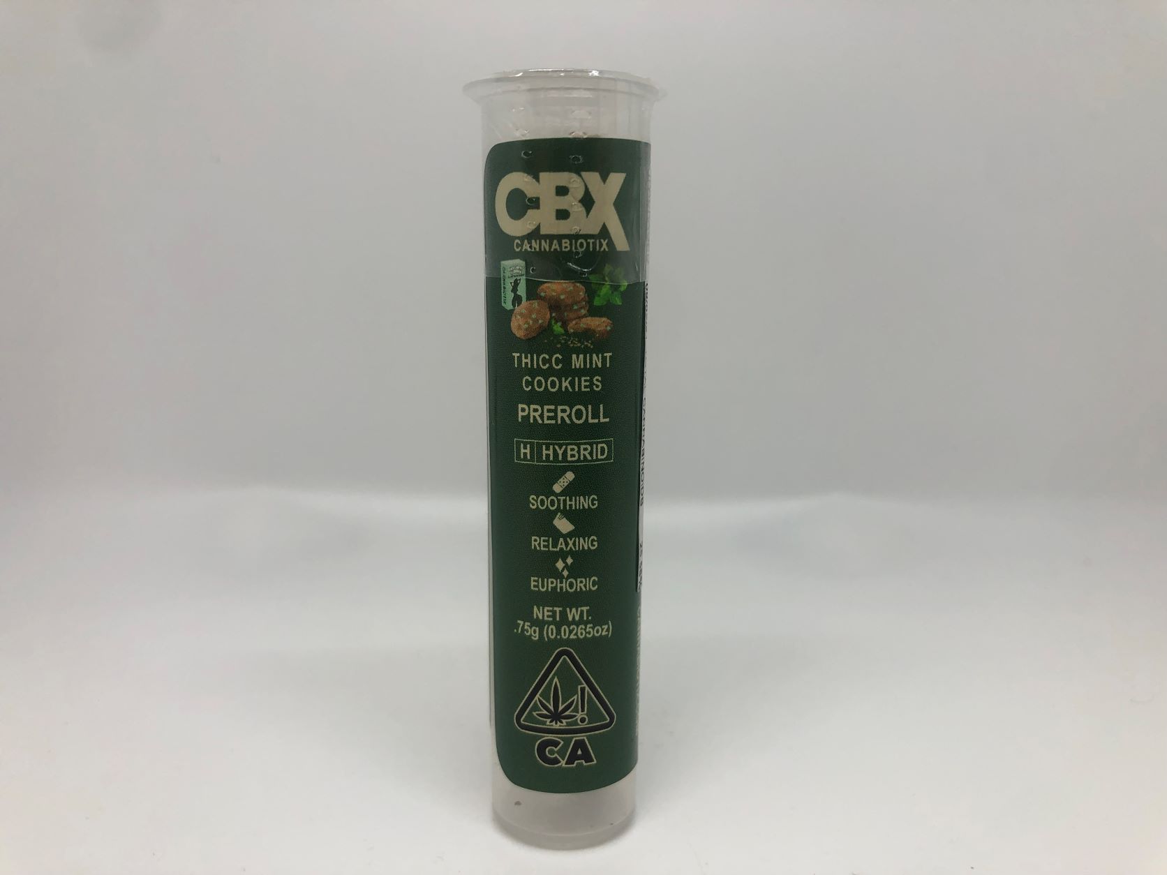 Cannabiotix - CBX - Thicc Mint Cookies .75g Preroll