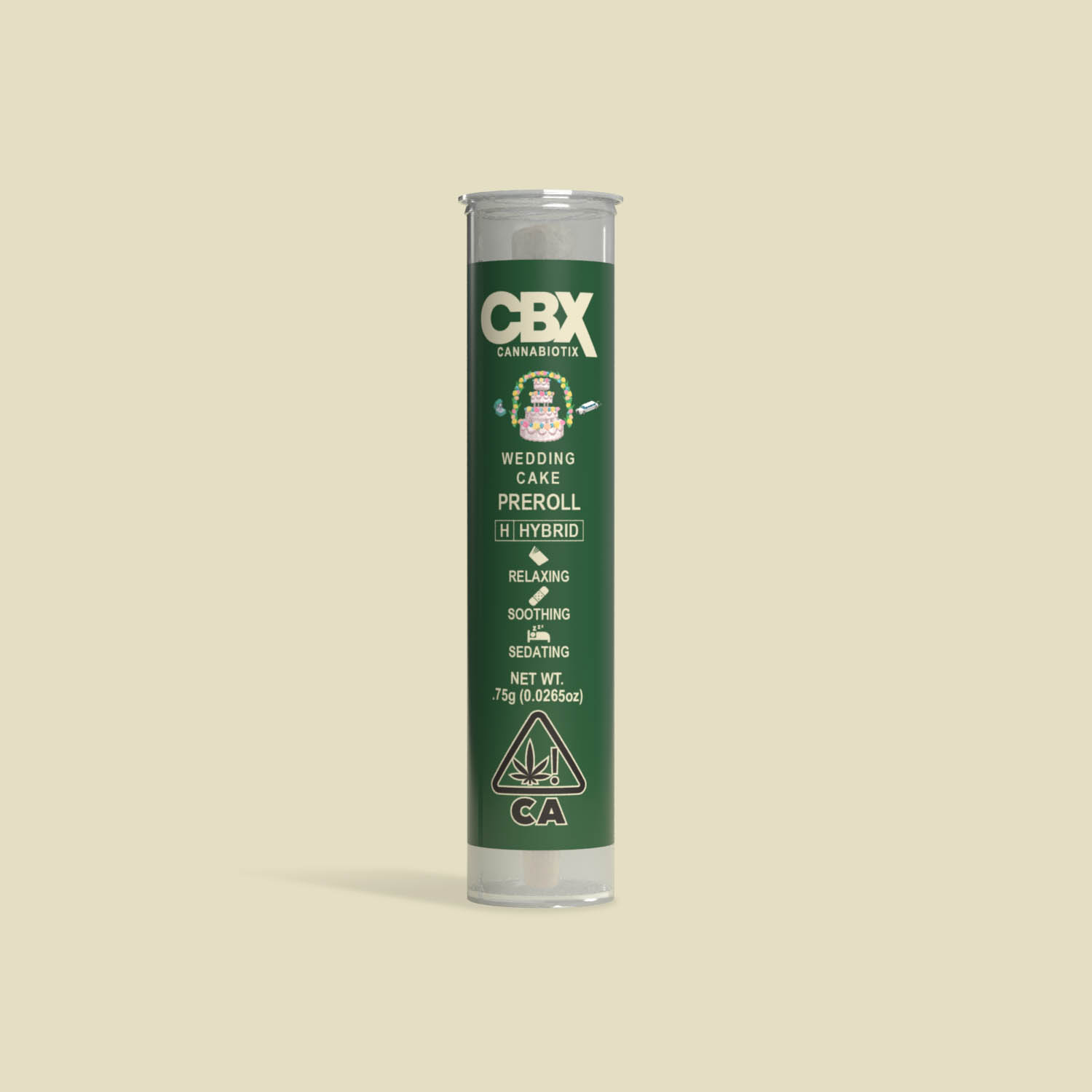 CBX - Wedding Cake .75g Preroll