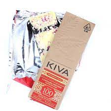 Kiva - Peppermint Bark Dark Chocolate Bar 100mg
