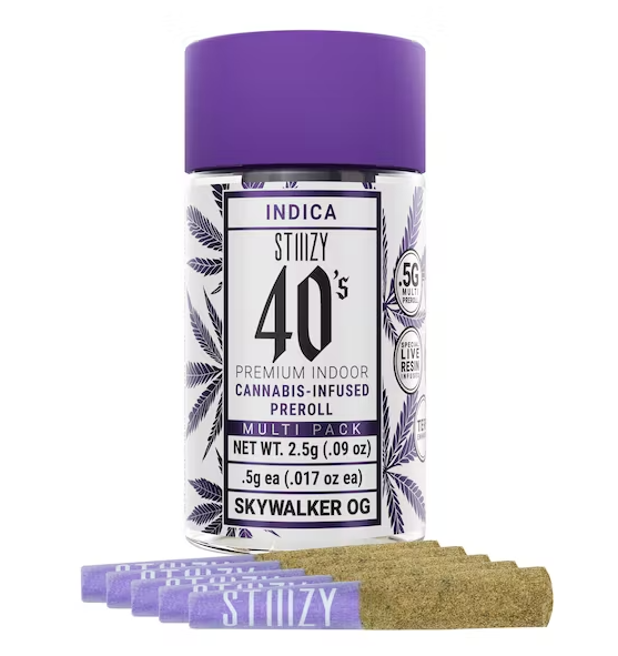 Stiiizy - Skywalker 40's Mini Infused Preroll 5pk