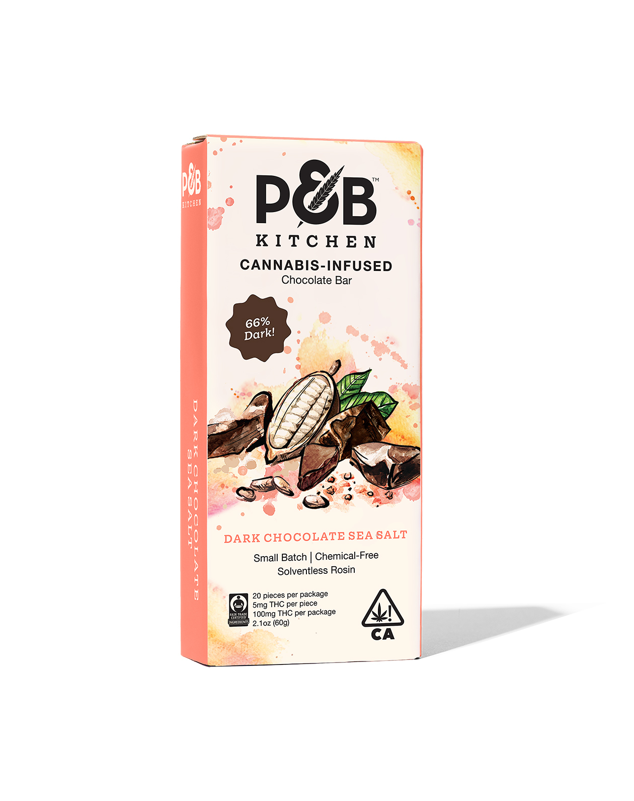 Papa & Barkley - Dark Chocolate With Sea Salt Releaf Chocolate Bar 100mg