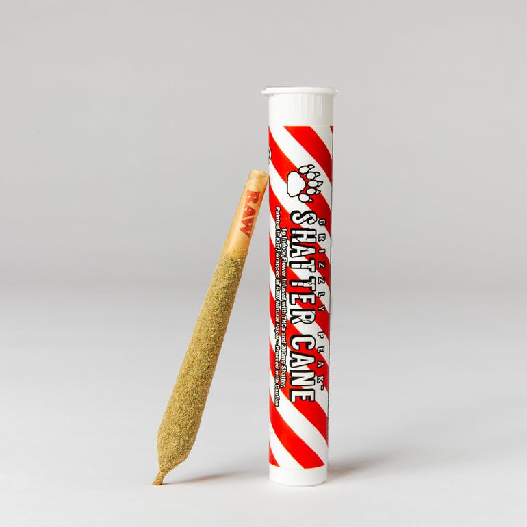 Grizzly Peak™ - Grizzly Peak - Shatter Cane Infused Preroll 1g