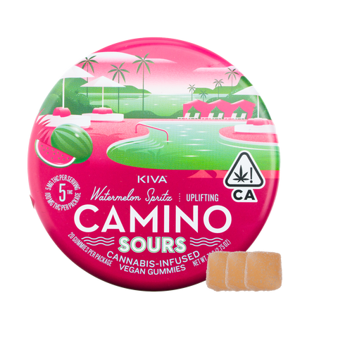 Camino - Watermelon Spritz Sours Gummies 100mg