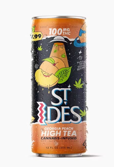 ST IDES - GEORGIA PEACH | 12OZ HIGH TEA 100MG