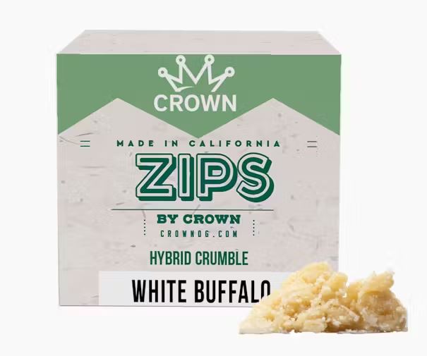Zips by Crown White Buffalo Crumble