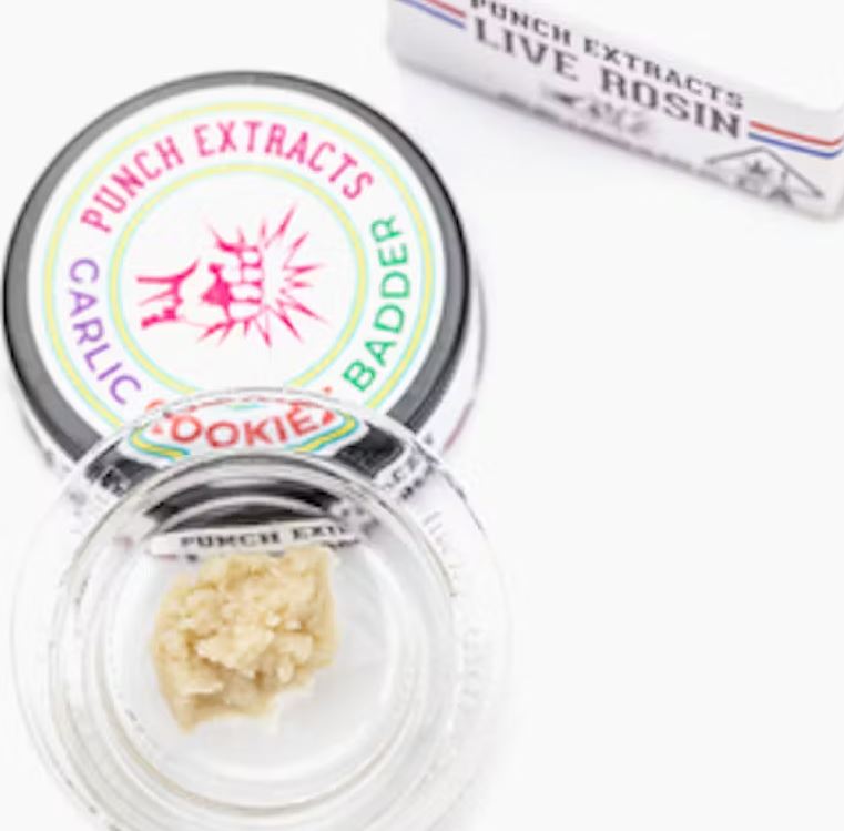 Punch - Live Rosin - Garlic Cookiez - Badder - Tier 3