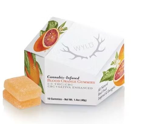 Blood Orange 1:1 CBC Sativa Enhanced Gummies